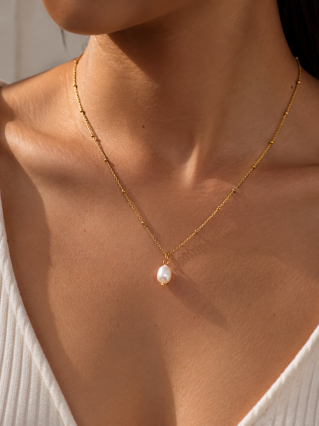 Sienna Pearl Necklace