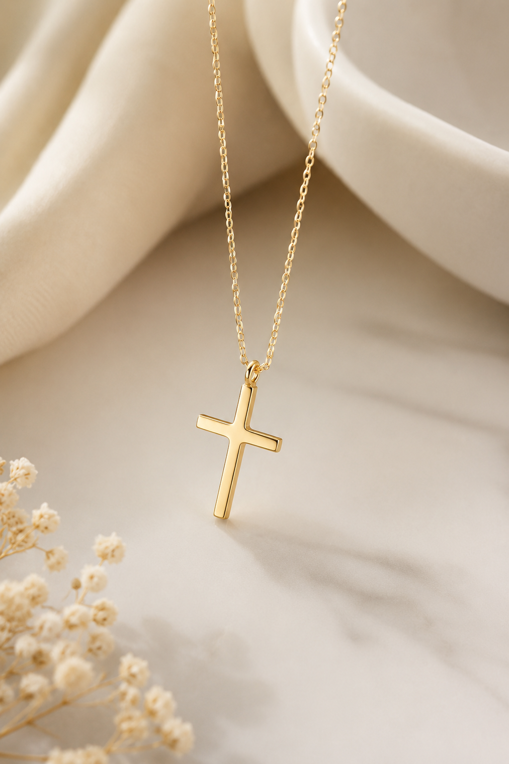 Céleste Cross Necklace